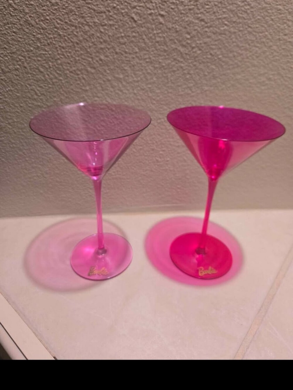 Barbie x Dragon Pink Martini Glasses - Set of 2
